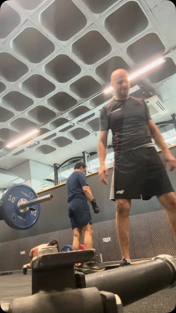 MMA Kabashi strength and conditioning session with weight training equipment