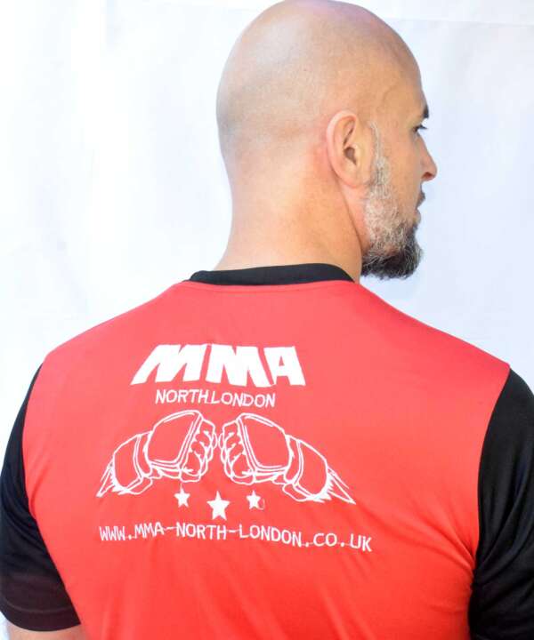 MMA Red Training Top