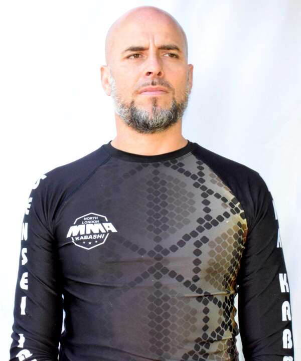 Black Snakeskin Training Top